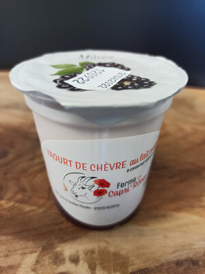 Yaourt au lait de chèvre - mûre