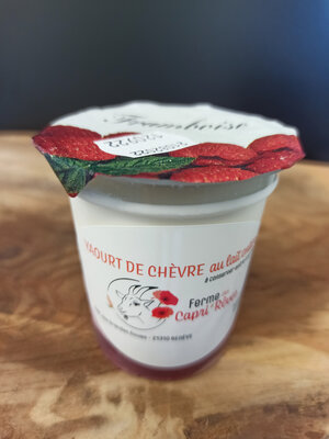 Yaourt au lait de chèvre - framboise
