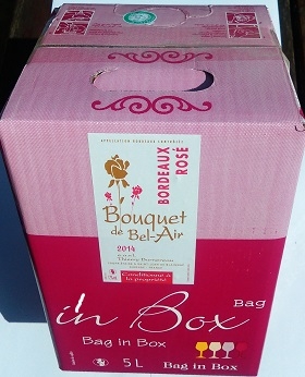 Bordeaux rosé 2024 en fontaine 3l