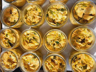Curry poireaux pommes de terre