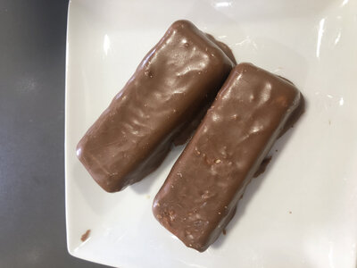 Barres glacées chocolatées coco