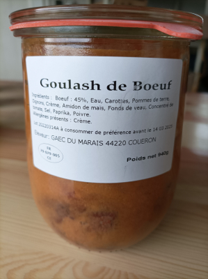 Goulash de bœuf