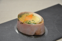 Oeuf en gelée au jambon