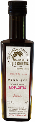 Vinaigre de vin rouge et échalotes