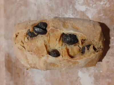 Pain aux olives de nyons bio