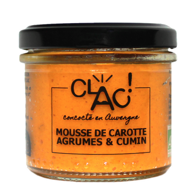 Mousse de carotte agrumes & cumin