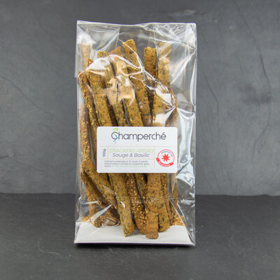 Crackers apéritifs sauge & basilic