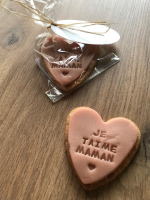 Cœur sablé 'je t'aime maman'
