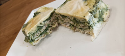 Lasagne de poisson aux épinards