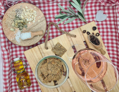 Crackers apéritifs bio olives & romarin