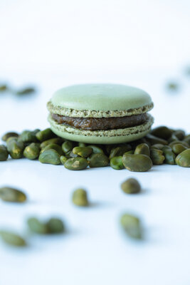 Macaron pistache d'iran