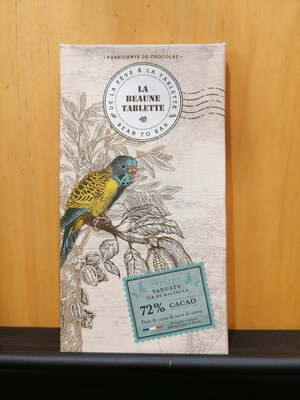 Tablette chocolat noir vanuatu 72%