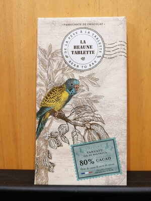 Tablette chocolat noir vanuatu 80%