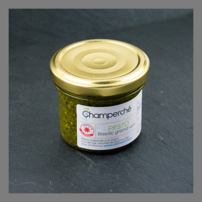 Pesto à la ciboulette et au basilic