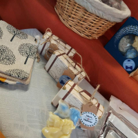 Coffret valisette +étiquette bonne fête maman