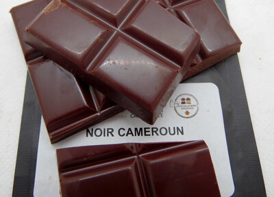 Tablette chocolat noir cameroun 66%