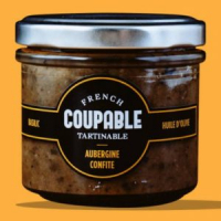 Tartinades aubergines confites basilic