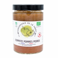 Compote pomme poire - allégée en sucres