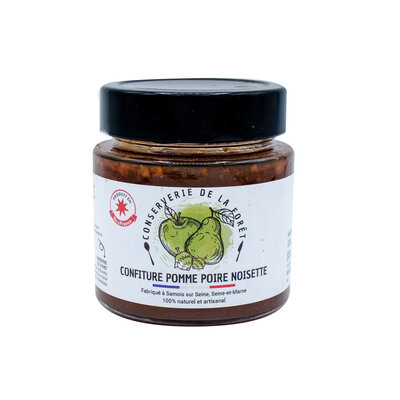 Confiture pomme poire noisette