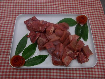 Tendrons de veau marinés au thym-citron