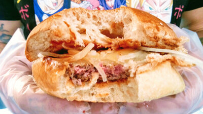Cheese burger boeuf limousin simple