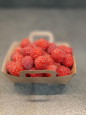 Barquette de 125g de framboises
