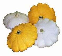 Patisson blanc et orange