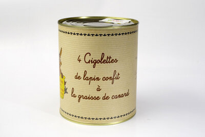 Gigolettes de lapin conserve