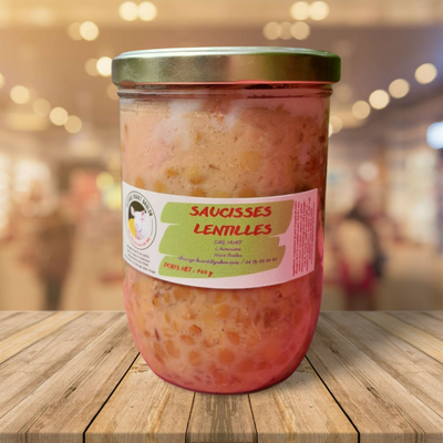 Saucisses lentilles