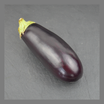 Petites aubergines noires (x3)