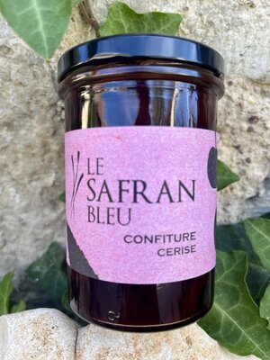 Confiture cerise et safran