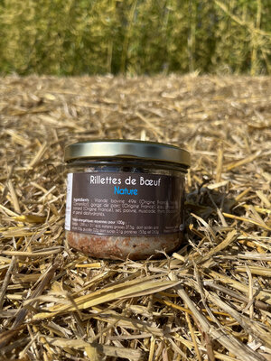 Rillettes de bœuf nature