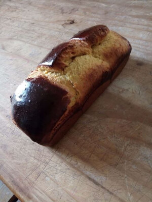 Brioche nature au levain pur beurre