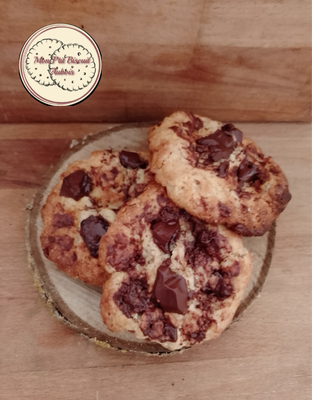 4 cookies pépites de chocolat