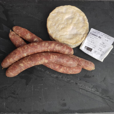Chipolatas au fontenot surgelé