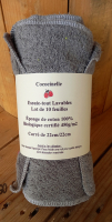 Lot de 10 essuie-tout lavable en coton bio