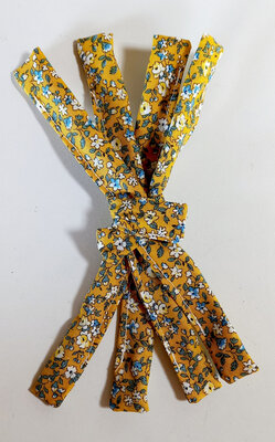 Lot attaches alimentaire jaune