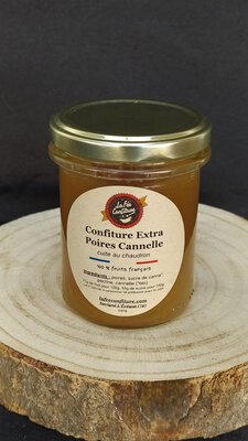 Confiture extra poires cannelle