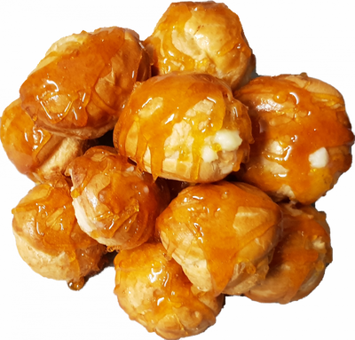 Choux  caramélisées  vanille