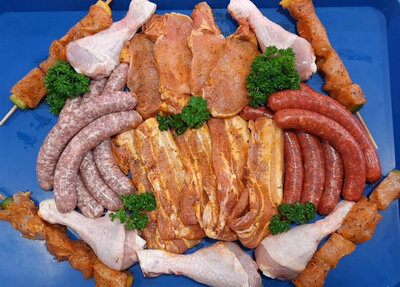 Colis barbecue mariné