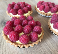 Tartelette aux framboises