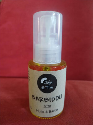 Huile à barbe 'barbidou'