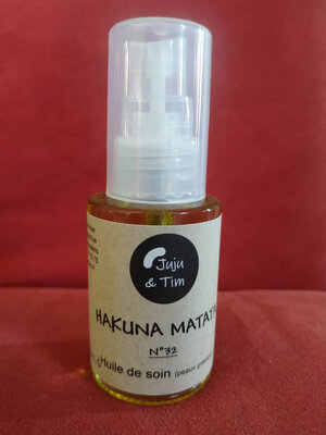 Huile de soin peaux grasses 'hakuna matata'