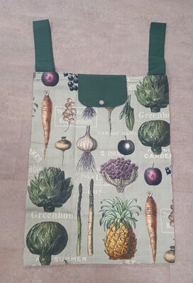 Sac pliable de courses légumes