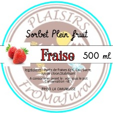 Sorbet fraise