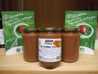 Purée de pomme-pêche