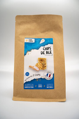 Chips de blé fermier - sel fumé des deux caps