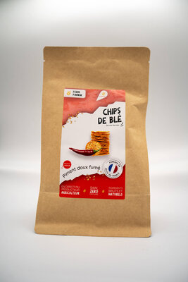 Chips de blé fermier - piment doux fumé