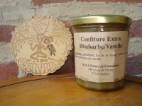 Confiture extra rhubarbe/vanille