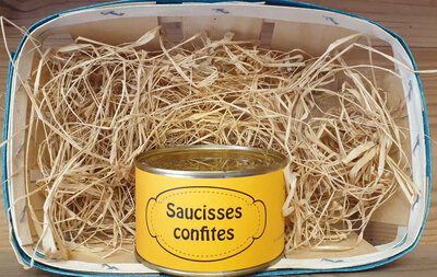 Saucisse confite